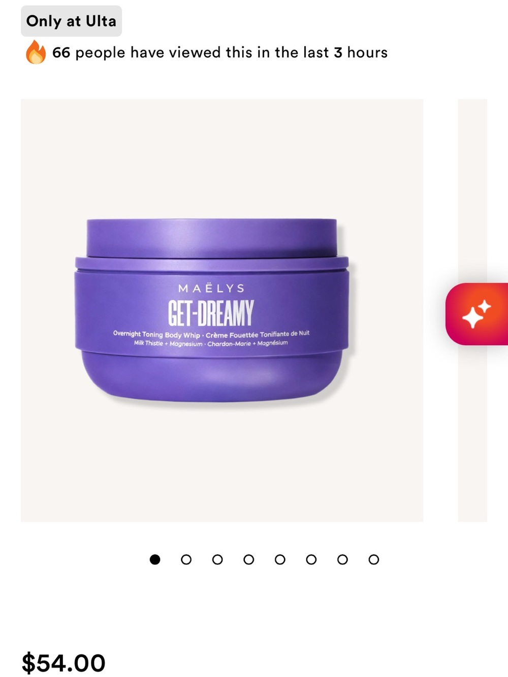MAËLYS Get-Dreamy Overnight Toning Body Whip - Firming Toning CREAM 6.8 OZ - Picture 3 of 5
